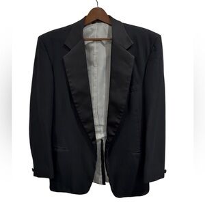 🖤 Lord West Black Tuxedo Jacket – Satin Lapel – Men’s Blazer